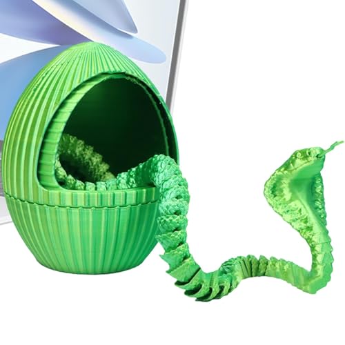 Generisch -Schlangeneier, gedrucktes Schlangenei Flexibles Schlangen-Schreibtischspielzeug -gedruckte Schlange mit Zahnrad-Ei, Flexible Tiere, niedliche Ei-Figur für Schreibtisch-Dekoration Generisch -Schlangeneier, gedrucktes Schlangenei Flexibles Schlangen-Schreibtischspielzeug -gedruckte Schlange mit Zahnrad-Ei, Flexible Tiere, niedliche Ei-Figur für Schreibtisch-Dekoration von Generisch