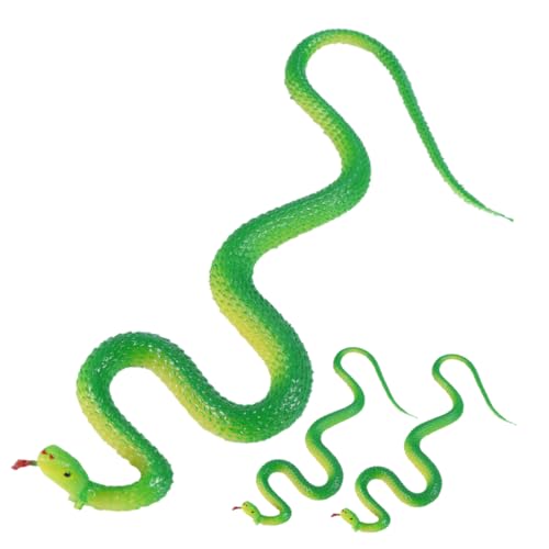 Generisch 3St gefälschtes Schlangenmodell für Schlangenstreiche Halloween Dekoration Halloween Decoration Simulation Einer Schlangenfigur Schlangenerkennungsmodell Gummi Green Generisch 3St gefälschtes Schlangenmodell für Schlangenstreiche Halloween Dekoration Halloween Decoration Simulation Einer Schlangenfigur Schlangenerkennungsmodell Gummi Green von Generisch