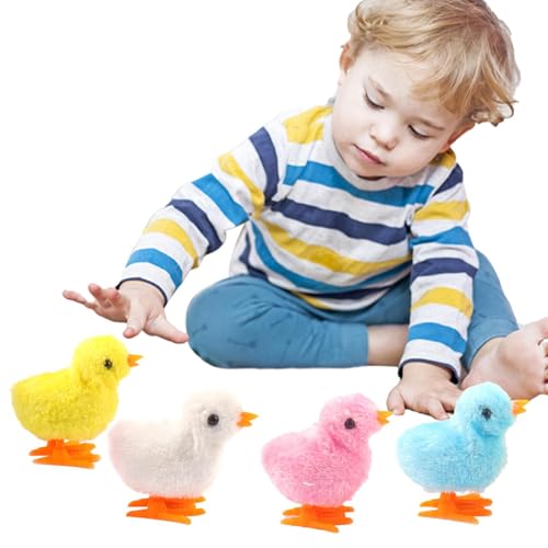 Generisch 4 Küken Deko Ostern, Farbe Auf Jumping Chicken Aufwickeln Toys,Frühlingswind-up-Hühnchen, Uhrwerkspielzeug Für Kinder, Osterfeier Gefälligkeiten Anwesend Generisch 4 Küken Deko Ostern, Farbe Auf Jumping Chicken Aufwickeln Toys,Frühlingswind-up-Hühnchen, Uhrwerkspielzeug Für Kinder, Osterfeier Gefälligkeiten Anwesend von Generisch