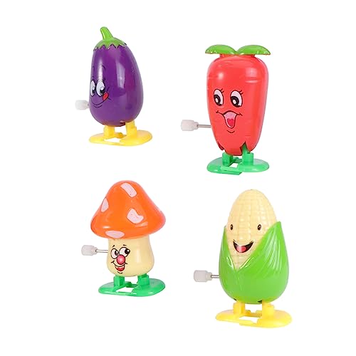 Generisch 4 Stück Aufzieh Gemüse Feengarten-pflanzendekor Badespielzeug Für Ostern Uhrwerk Ostern Ostern Kinderspielzeug Abs von Generisch