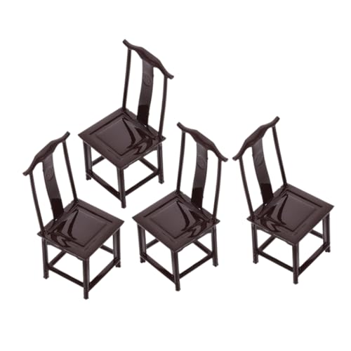 Generisch 4 Stück Mini-Stuhl Puppenhausmöbel Hochstuhl Miniatur-puppenhaus Bausatz Auto Teppich Wohnaccessoires Miniaturen Liege Sitz Puppenhaus-ministuhl Abs Brown Generisch 4 Stück Mini-Stuhl Puppenhausmöbel Hochstuhl Miniatur-puppenhaus Bausatz Auto Teppich Wohnaccessoires Miniaturen Liege Sitz Puppenhaus-ministuhl Abs Brown von Generisch