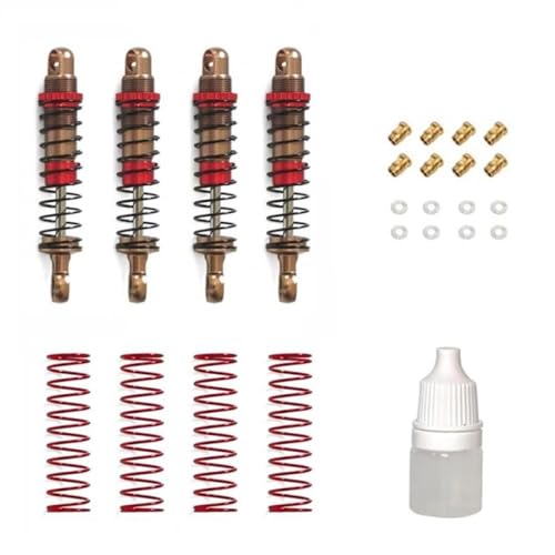 Generisch 4PCS Metallöl -Dämpfer RC -Auto Stoßdämpfer Upgrade Teile LD18499 LD18401 kompatibel mit verschiedenen RC -Modellen von Generisch
