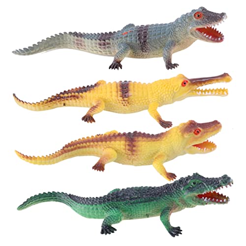 Generisch 4Pcs Simulierte Krokodilmodell Alligator Kostüm Realistische Alligatormodell Krokodile Figuren Tier Figuren Alligator Mini PVC Generisch 4Pcs Simulierte Krokodilmodell Alligator Kostüm Realistische Alligatormodell Krokodile Figuren Tier Figuren Alligator Mini PVC von Generisch