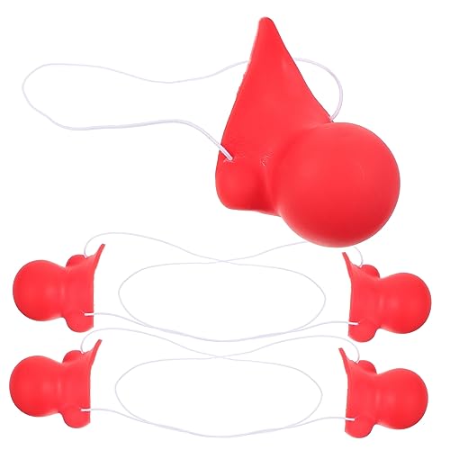 Generisch 5 Stück Halloween Clown Nase Vinyl Realistische Maske Zirkus Kostüm Tragbare Vinyl Nase Zirkus Clown Tragbare Zirkus Karneval Zirkus Clown Maske Clown Kostüm Zubehör Rot Generisch 5 Stück Halloween Clown Nase Vinyl Realistische Maske Zirkus Kostüm Tragbare Vinyl Nase Zirkus Clown Tragbare Zirkus Karneval Zirkus Clown Maske Clown Kostüm Zubehör Rot von Generisch