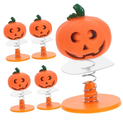 Generisch 5 Stück Hüpfende Kürbispuppe Trick springende Federspielzeuge prallen für Halloween Dekoration Halloween-Partygeschenk lustige springende spielzeuge Eisen Orange Generisch 5 Stück Hüpfende Kürbispuppe Trick springende Federspielzeuge prallen für Halloween Dekoration Halloween-Partygeschenk lustige springende spielzeuge Eisen Orange von Generisch