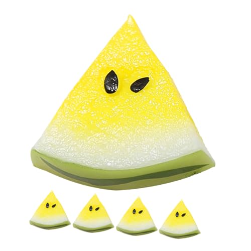 Generisch 5 Stück Wassermelonen Scheiben Realistische Künstliche Früchte für Puppenhäuser und Kreative Dekorationen Detailgetreu und Vielseitig Einsetzbar Generisch 5 Stück Wassermelonen Scheiben Realistische Künstliche Früchte für Puppenhäuser und Kreative Dekorationen Detailgetreu und Vielseitig Einsetzbar von Generisch