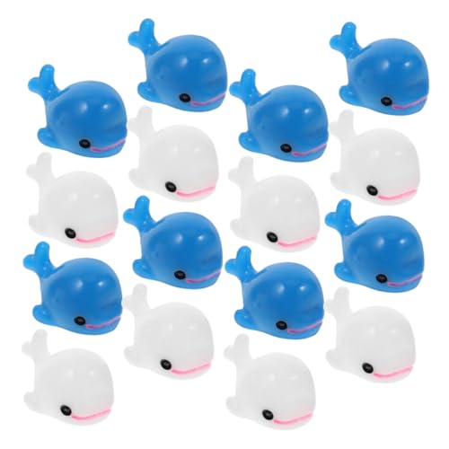 Generisch 50 Stück Figuren Resin Deko für Moos Terrarien Niedliche Meeresbewohner für Garten und Heimdekoration Blaue und Weiße Delfine Accessoires für Kreative von Generisch