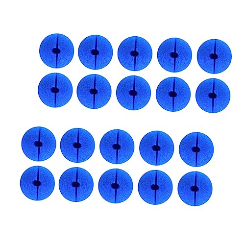 Generisch 50 Stück Nase Clown Clown-Cosplay-Nase Kunst Das Clownkostüm Nasenstreifen Ingwer Perücke Clown-kostüm Blau Clown-Brille Schwammnase Mousse Clownsnase Rot Schwamm-Clown-Nase Blue von Generisch