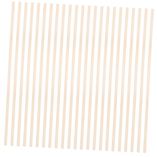 Generisch 50 Stücke Trommel Sticks Für Ersatz Rhythmus Musik Sticks Holz Kleine Runde Sticks Holz Rhythmus Stangen Musikinstrumente Percussion Stick von Generisch