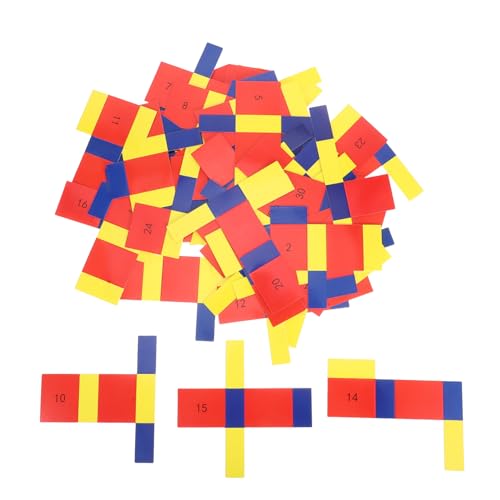 Generisch 54 Blatt Rechteckprisma Demonstrationsbrett Physik Lehrmittel Unfold Muster zur Veranschaulichung von Oberfläche und Kantenlängen für Unterricht und Experimente von Generisch