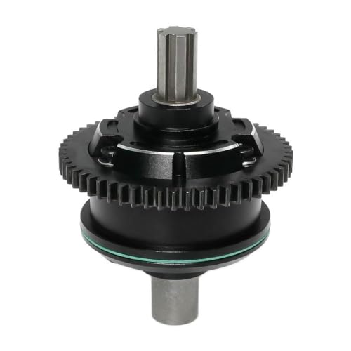 Generisch 57T Metal Center Differential ARA311165 kompatibel mit 1 10 -Skala -RC -Autos wie Ausgestoßener 4S V2 und 1 8 Mojave 4S Upgrade -Teilezubehör(Black) von Generisch
