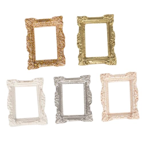 5 Stück Mini-fotorahmen Basteln Dekorativer Holzrahmen Für Puppenhaus Miniatur-fotorahmen Für Die Dekoration Zufällige Farbe 5 Stück Mini-fotorahmen Basteln Dekorativer Holzrahmen Für Puppenhaus Miniatur-fotorahmen Für Die Dekoration Zufällige Farbe von Generisch