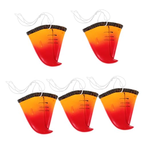 Generisch 5st Papageien-nasenmaske Katzenkostüm Halloween-kostüm Lustig -maske Fuchsmaske Halloween-maske Schreimaske Papageien-requisiten Entennase Tierische Nase Lustige Maske Vinyl von Generisch