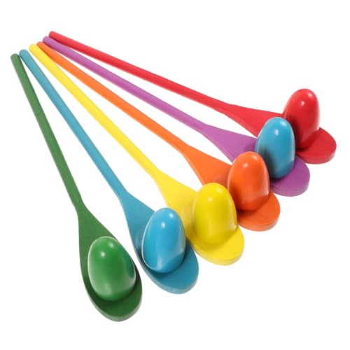 Generisch 6 Sets Jungen und Mädchen Sensorischen Training Werkzeug Holz Ei und Löffel Rennen Spiel Sicher Generisch 6 Sets Jungen und Mädchen Sensorischen Training Werkzeug Holz Ei und Löffel Rennen Spiel Sicher von Generisch