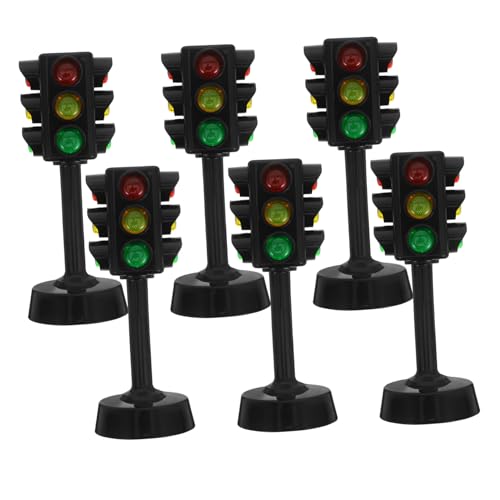 Generisch 6 Stück Ampelspielzeug Signal Licht Anmachen Ampelfahrzeug -ampel- Mini-ampellampe Mit Sockel Mehrfarbiges Straßenlicht Ampel-kinderspielspielzeug Schwarz Abs Generisch 6 Stück Ampelspielzeug Signal Licht Anmachen Ampelfahrzeug -ampel- Mini-ampellampe Mit Sockel Mehrfarbiges Straßenlicht Ampel-kinderspielspielzeug Schwarz Abs von Generisch