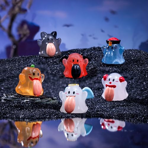 Generisch 6 Stück Halloween leuchtende Mini-Figuren Halloween Miniaturen Kleine kleine Harz-Kürbis-Geist-Schädel-Figuren Bulk für Party bevorzugt Tasche Füller Garten Puppenhaus Dekor Generisch 6 Stück Halloween leuchtende Mini-Figuren Halloween Miniaturen Kleine kleine Harz-Kürbis-Geist-Schädel-Figuren Bulk für Party bevorzugt Tasche Füller Garten Puppenhaus Dekor von Generisch