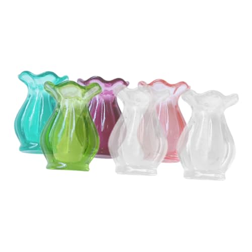 Generisch 6 Stück Miniatur-vase, Puppenhaus-zubehör, Kleine Vase, Puppenhaus, Mini-vase, Modell, Miniatur-Spielzeug, Blumenvase, Modell, Ornamente, Für DIY Mikro-Landschaft, Generisch 6 Stück Miniatur-vase, Puppenhaus-zubehör, Kleine Vase, Puppenhaus, Mini-vase, Modell, Miniatur-Spielzeug, Blumenvase, Modell, Ornamente, Für DIY Mikro-Landschaft, von Generisch