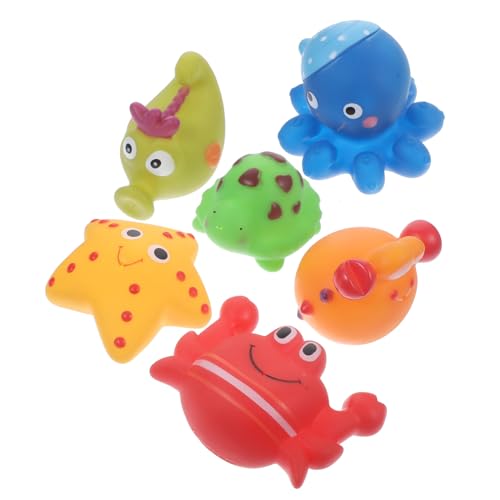 6 Teiliges Badespielzeug Set Wasserspielzeug Mit Meerestieren Für Die Badewanne Lustige Spielzeuge Für Kleinkinder Und Babys Cartoon Tiere Wasser Für Den Bad Spaß 6 Teiliges Badespielzeug Set Wasserspielzeug Mit Meerestieren Für Die Badewanne Lustige Spielzeuge Für Kleinkinder Und Babys Cartoon Tiere Wasser Für Den Bad Spaß von Generisch