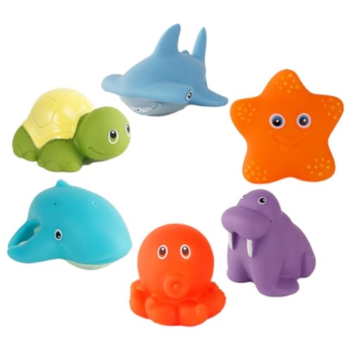 Generisch 6st Badespielzeug Badewanne Badewanne Cartoon- Wasserspiel Für Babys Duschspielzeug Badewannenspielzeug Für Kleinkinder Wasserspielzeug Vinyl Generisch 6st Badespielzeug Badewanne Badewanne Cartoon- Wasserspiel Für Babys Duschspielzeug Badewannenspielzeug Für Kleinkinder Wasserspielzeug Vinyl von Generisch