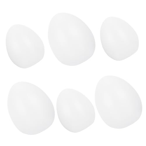 Generisch 6st Bemalter Ei-embryo Schaum Eier Dekorationen Eier Zum Bemalen Schaumei Basteln Konfetti-eier Gefälschte Hühnereier Eierdekor Aus Kunststoff Ostereier- Plastik Weiß Generisch 6st Bemalter Ei-embryo Schaum Eier Dekorationen Eier Zum Bemalen Schaumei Basteln Konfetti-eier Gefälschte Hühnereier Eierdekor Aus Kunststoff Ostereier- Plastik Weiß von Generisch