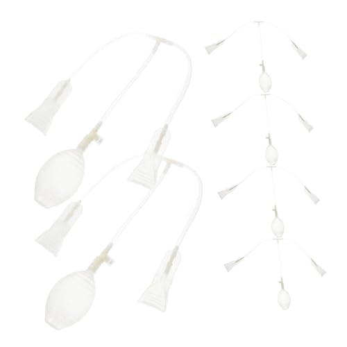 Generisch 6st Kaninchen-hut- -zubehör Kleine Hasenohren Kinder-diy-kopfbedeckung Hüte Mit Ohren Mütze Mit Beweglichen Ohren Bewegliches Ohrhutmaterial Umzugszubehör Transparent Plastik von Generisch