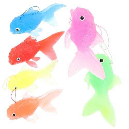 Generisch 6st Künstlicher Kunstaccessoire Für Zu Hause Gefälschtes Fischdekor -dekore Fischdekor Für Zu Hause Dekoratives Goldfischdekor Fisch Figur Fischschmuck Kieselgel Generisch 6st Künstlicher Kunstaccessoire Für Zu Hause Gefälschtes Fischdekor -dekore Fischdekor Für Zu Hause Dekoratives Goldfischdekor Fisch Figur Fischschmuck Kieselgel von Generisch