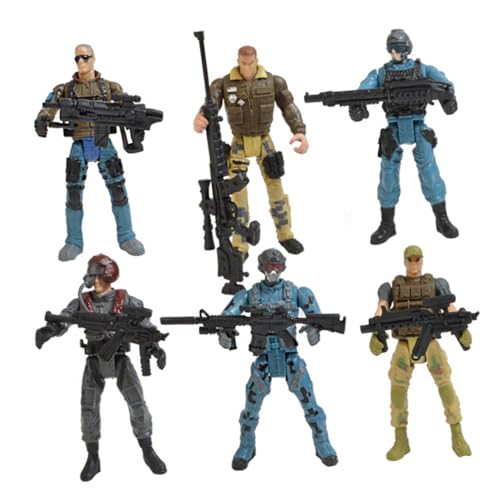 Generisch 6st Polizeimodell Zur Terrorismusbekämpfung Kunststoff-Soldaten-spielset Für Spezialeinheiten Aus Kunststoff Zubehör Für Spezialeinheiten Militärische Figuren Plastik Generisch 6st Polizeimodell Zur Terrorismusbekämpfung Kunststoff-Soldaten-spielset Für Spezialeinheiten Aus Kunststoff Zubehör Für Spezialeinheiten Militärische Figuren Plastik von Generisch