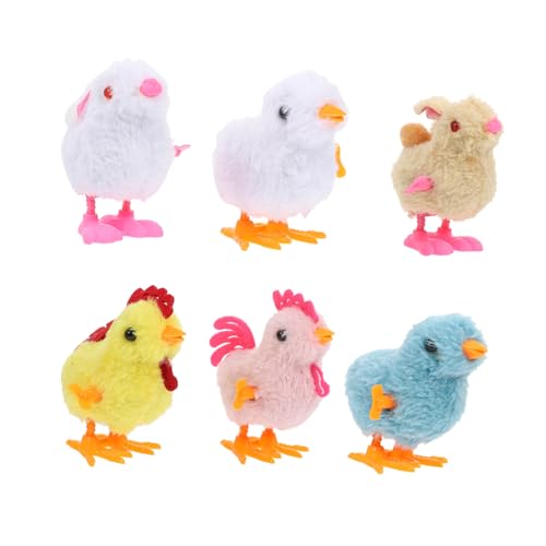 Generisch 6st Springendes Mit Uhrwerk Kinderspielzeug Uhrwerk Für Kleinkinder Hähnchen Aufziehen Uhrwerkspielzeug Für Desktop-schmuck Raumdekoration Plüsch Generisch 6st Springendes Mit Uhrwerk Kinderspielzeug Uhrwerk Für Kleinkinder Hähnchen Aufziehen Uhrwerkspielzeug Für Desktop-schmuck Raumdekoration Plüsch von Generisch