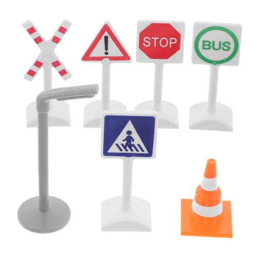 Generisch 7 Stücke Spielen Verkehrs Zeichen Set Kleinkinder BAU Fahrzeug Spielzeug Stop Zeichen Zeichen Pädagogisches Spielzeug Zug Party Favors Generisch 7 Stücke Spielen Verkehrs Zeichen Set Kleinkinder BAU Fahrzeug Spielzeug Stop Zeichen Zeichen Pädagogisches Spielzeug Zug Party Favors von Generisch