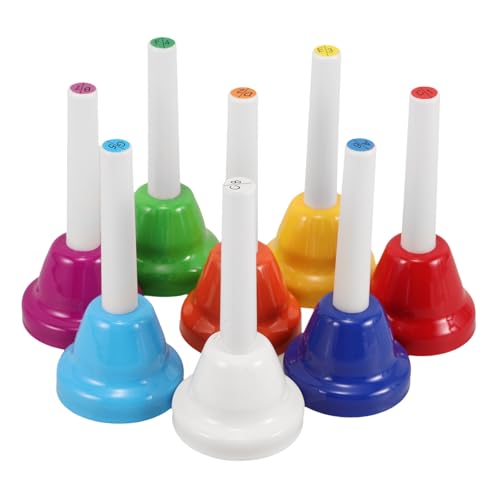 Generisch 8 Stück Teiliges Set Handglocken Noten Diatonische Handglocken für Kleinkinder Erwachsene und Festivals Musikinstrument für Musikunterricht und Partys Generisch 8 Stück Teiliges Set Handglocken Noten Diatonische Handglocken für Kleinkinder Erwachsene und Festivals Musikinstrument für Musikunterricht und Partys von Generisch