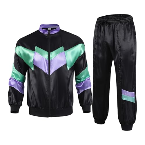 Generisch 80er Jahre Damen Karneval Party 90er Jahre Neon Party Outfit Mottoparty Accessoires Karneval Tütü Damen Große Größen Kostüme Fasching Mädchen von Generisch