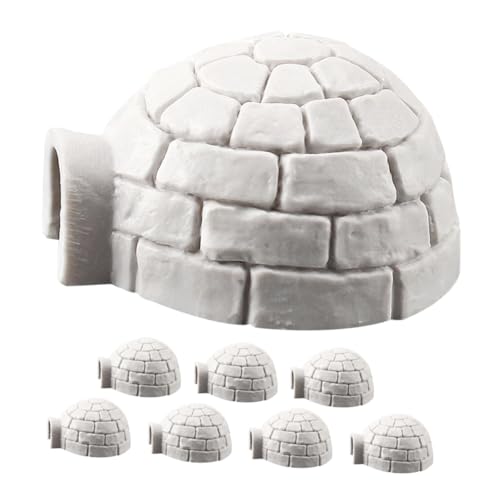 8st Iglu-Modell Iglu-Figur Feenhäuser Für Figuren Für Kleinkinder Miniaturen Für Den Feengarten Heimdekoration Feengarten Zubehör Harz Weiß 8st Iglu-Modell Iglu-Figur Feenhäuser Für Figuren Für Kleinkinder Miniaturen Für Den Feengarten Heimdekoration Feengarten Zubehör Harz Weiß von Generisch