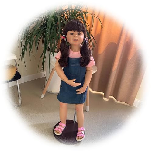 Generisch 98cm Stehendes Reborn Puppen Mädchen Meisterwerk Dolls Wiedergeborene Babypuppe Kugelgelenk 3-4 Jahre echte Baby Puppe Kinderbekleidungsmodell Sammlerstücke, Kann Sitzen oder Stehen Generisch 98cm Stehendes Reborn Puppen Mädchen Meisterwerk Dolls Wiedergeborene Babypuppe Kugelgelenk 3-4 Jahre echte Baby Puppe Kinderbekleidungsmodell Sammlerstücke, Kann Sitzen oder Stehen von Generisch