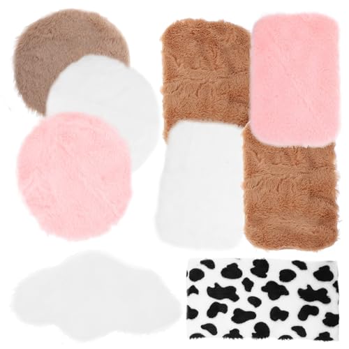 9pcs Zufällige Farbe Miniatur Puppen Teppich Dekorative Mini Teppich Mini Dekoration Zubehör 9pcs Zufällige Farbe Miniatur Puppen Teppich Dekorative Mini Teppich Mini Dekoration Zubehör von Generisch