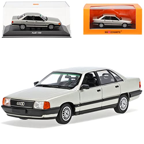 Generisch A*U*D*I 100 4C Limousine Silber 1990-1994 1/43 Minichamps Maxichamps Modell Auto von Generisch