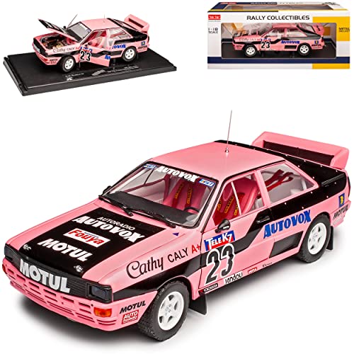 Generisch A*U*D*I Quattro A1 Cathy Caly Rallycross Championship Frankreich 1987 1/18 Sun Star Modell Auto von Generisch