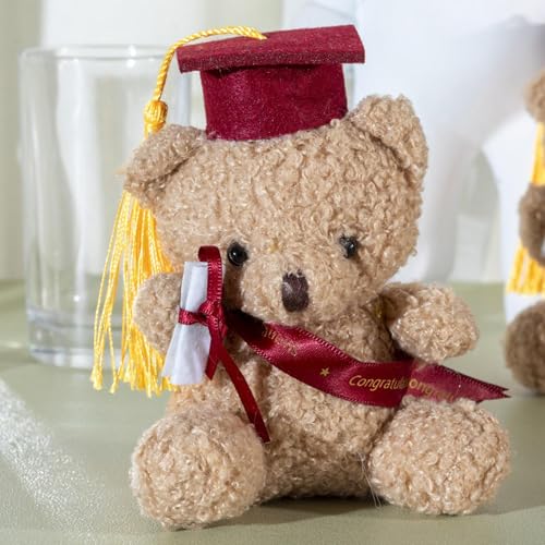Generisch Abschlussbär Stofftiere, Plüsch Abschlussbär Puppe, Plüschbär Zum Schulabschluss, Bärplüschspielzeug Mit Huts Und Zertifikat, Teddybär Plüschtier Mit Diplom Und Doktorhut Generisch Abschlussbär Stofftiere, Plüsch Abschlussbär Puppe, Plüschbär Zum Schulabschluss, Bärplüschspielzeug Mit Huts Und Zertifikat, Teddybär Plüschtier Mit Diplom Und Doktorhut von Generisch