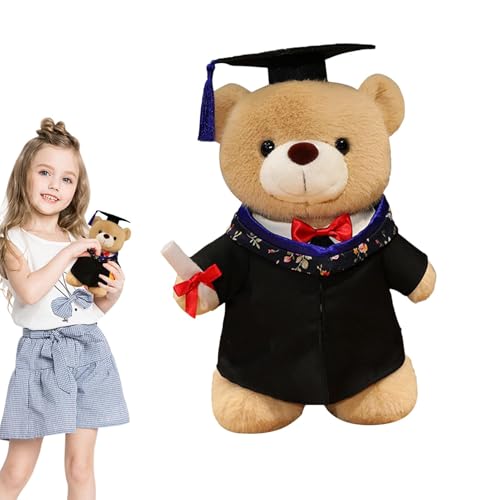 Generisch Abschlussbärplüschspielzeug, Abschlussbärplüschpuppe | Grad Bear Stuffed Animal Soft Plush Toy | Süße Wurfkissen High School Wohnkultur für Vorschule von Generisch