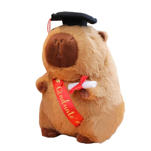 Generisch Abschlussgefüllter Tier, Abschlussplüsch | 2025 schöne Capybara -Abschlussdekorationen Plüsch | Umarme Puppen -Doktorandenhuttier für College High School Vorschulfoto Requisiten Generisch Abschlussgefüllter Tier, Abschlussplüsch | 2025 schöne Capybara -Abschlussdekorationen Plüsch | Umarme Puppen -Doktorandenhuttier für College High School Vorschulfoto Requisiten von Generisch