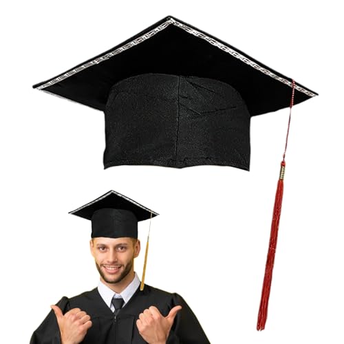 Generisch Abschlusshut Für Erwachsene - Beleuchtete Schulabschlusskappe Mit LED,Kopfbedeckung Mit Quaste Universitätskostümzubehör Deko Für Mottoparty Abschlussfeier Schulveranstaltung Generisch Abschlusshut Für Erwachsene - Beleuchtete Schulabschlusskappe Mit LED,Kopfbedeckung Mit Quaste Universitätskostümzubehör Deko Für Mottoparty Abschlussfeier Schulveranstaltung von Generisch