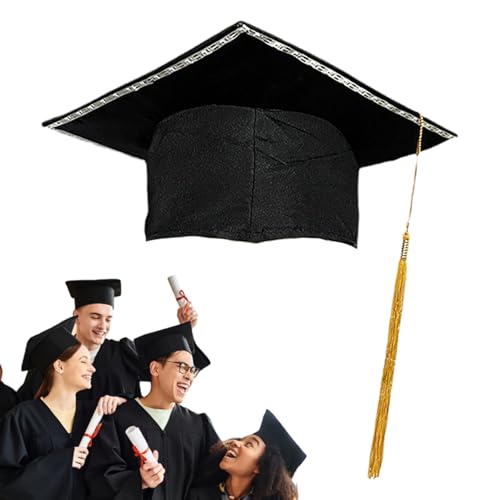 Generisch Abschlusshut für Studenten, Abschlusshut mit Quaste,LED-Abschlusshut für die Absolventen der Klasse 2024 | Abschlusszubehör, Absolventenhut für High School, College, Universität von Generisch