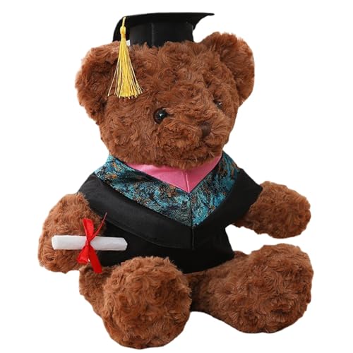 Generisch Abschlussplüsch, ausgestopfter Abschlussbär - Süße Cartoon Doll weiche Raumdekoration - Graduation Plüschbär Stofftiere mit und Kleidung für Freunden Verwandte College High School Party Generisch Abschlussplüsch, ausgestopfter Abschlussbär - Süße Cartoon Doll weiche Raumdekoration - Graduation Plüschbär Stofftiere mit und Kleidung für Freunden Verwandte College High School Party von Generisch