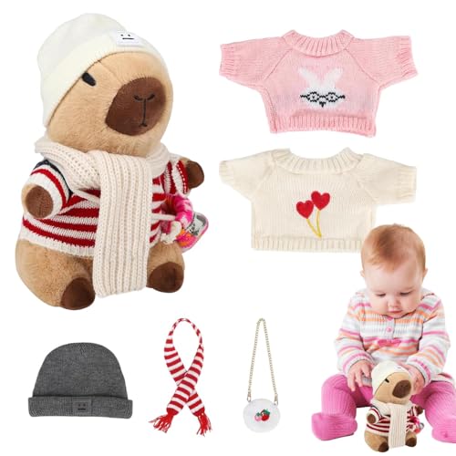 Generisch Accessoires Für Plüsch, Süßes Plüsch-Capybara-Spielzeug Mit 9 Outfits, Partyzubehör Lernspielzeug, Lustiges Interaktives Spielzeug-AnziehPlüschtier Für Kinder Generisch Accessoires Für Plüsch, Süßes Plüsch-Capybara-Spielzeug Mit 9 Outfits, Partyzubehör Lernspielzeug, Lustiges Interaktives Spielzeug-AnziehPlüschtier Für Kinder von Generisch