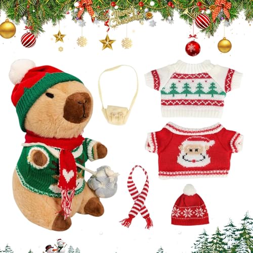 Generisch Accessoires Für Plüsch, Süßes Plüsch-Capybara-Spielzeug Mit 9 Outfits, Partyzubehör Lernspielzeug, Lustiges Interaktives Spielzeug-AnziehPlüschtier Für Kinder Generisch Accessoires Für Plüsch, Süßes Plüsch-Capybara-Spielzeug Mit 9 Outfits, Partyzubehör Lernspielzeug, Lustiges Interaktives Spielzeug-AnziehPlüschtier Für Kinder von Generisch