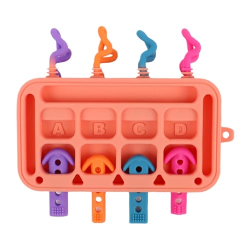 Generisch Activity Board Kids, Early Learning Toys, Educational Kid Activity, Silicone Plug in Toy 6.69x5.91 Inches for Children Aged 1-3 Years Old, Toddler and Young von Generisch