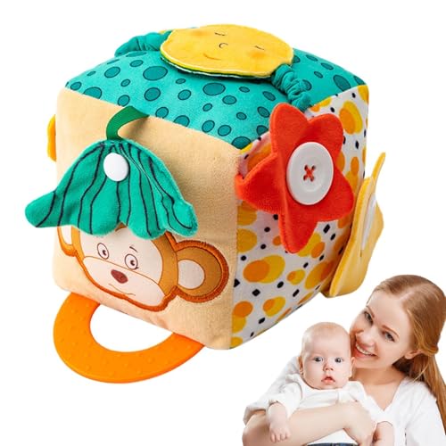 Generisch Activity Cube, Soft Busy Cube Toy, Interactive Baby Tissue Box, Sensory Development Playset, 12cm, Lightweight & Travel-Friendly, Perfect for Toddler & Early Education Generisch Activity Cube, Soft Busy Cube Toy, Interactive Baby Tissue Box, Sensory Development Playset, 12cm, Lightweight & Travel-Friendly, Perfect for Toddler & Early Education von Generisch