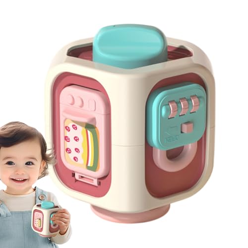 Generisch Activity Cube, Travel Sensory Toys, Learning Development Interactive Fine Motor Educational Sensory Busy Cube for Boys and Girls Toddler, Fun Engaging Playtime von Generisch