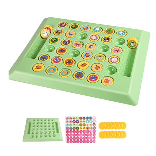 Generisch Animal Flip Chess Memory Schachspiel, Fruit Flip Matching Schachbrett, für Kindergarten-Treffen-Aktivitäten, Brain Teaser Strategie Familienspiele von Generisch