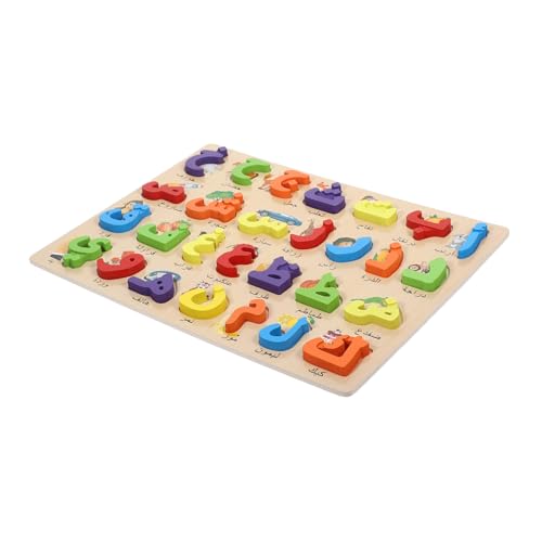 Generisch Arabisches Rätsel Alphabet Lernen für Kleinkinder Alphabet-Puzzle für Kleinkinder mit passenden Buchstaben Alphabet passendes Puzzle-Erziehung hölzern von Generisch