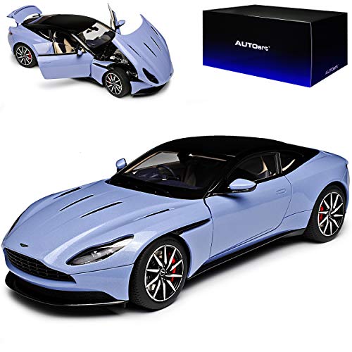 Generisch Aston Martin DB11 Coupe Hell Blau mit schwarzem Dach Ab 2016 70268 1/18 Auto*Art Modell Auto von Generisch